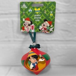 New Disney Parks Pinocchio Christmas Ornament